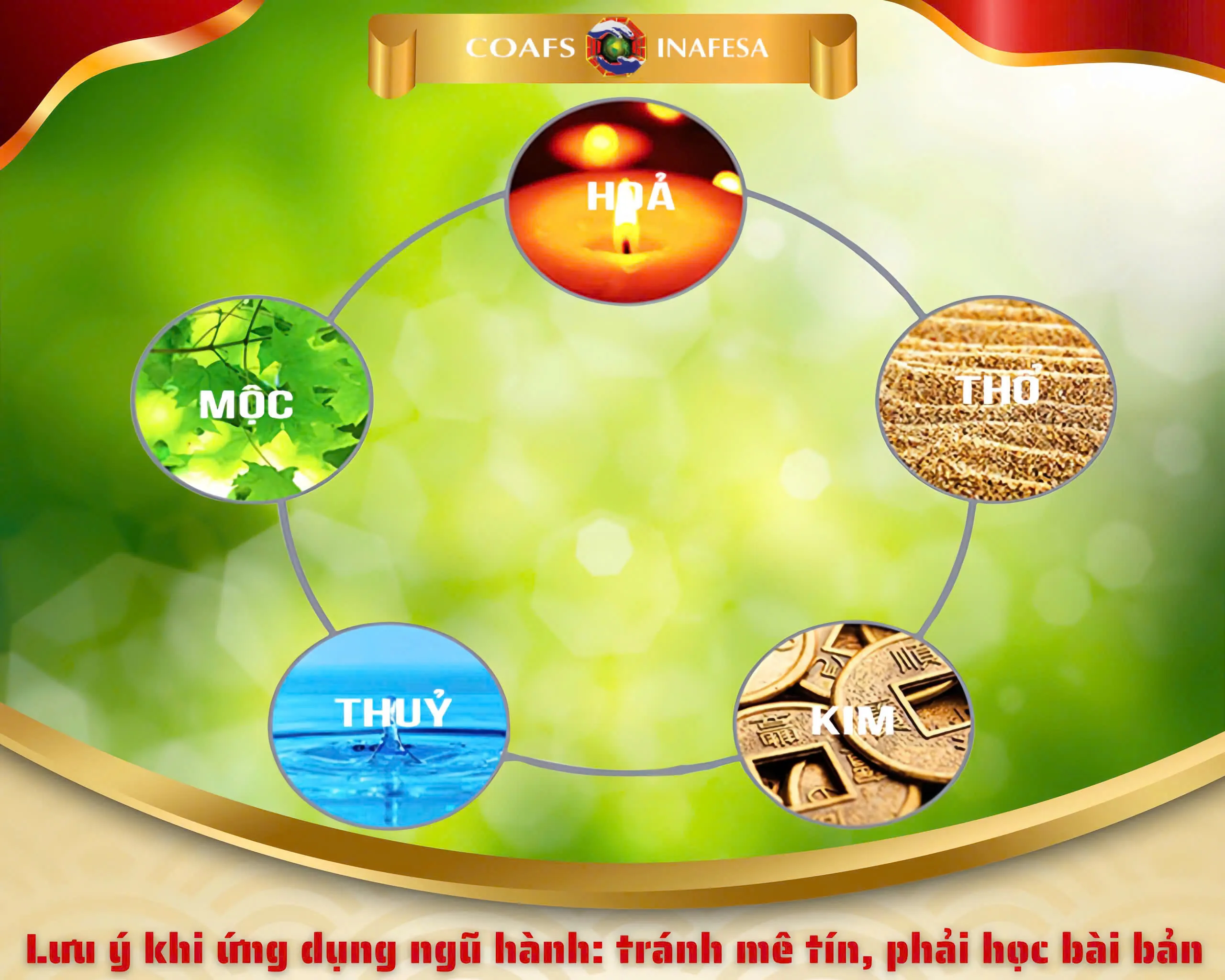 Lưu ý khi ứng dụng ngũ hành: tránh mê tín, phải học bài bản